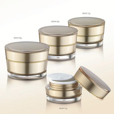 Giá tốt Các bình mỹ phẩm Acrylic trống tùy chỉnh 67/76mm Diameter Cream Cosmetic Jar trực tuyến