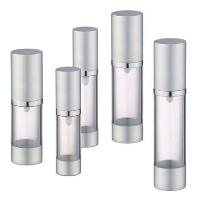 Giá tốt Chai không khí PP Collar 15ml 20ml 30ml 40ml 50ml hình trụ có bình xịt bơm trực tuyến
