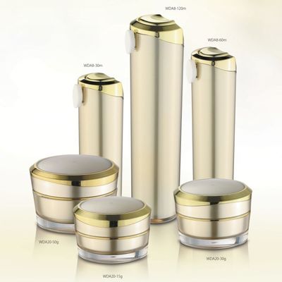 Giá tốt Golden Square Acrylic Cosmetic Containers Cosmetic Packaging Jars WDA1-50g-A 72.5*62mm trực tuyến