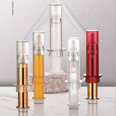Giá tốt 10ml Custom Color Leak Proof Airless Syringe Bottle for Eye Serum Face Cream Cosmetic Packaging trực tuyến
